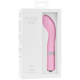 Pillow Talk Sassy G-Spot Massager-Pink 7.75"