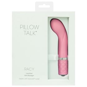 Pillow Talk Racy Mini Massager-Pink 5"