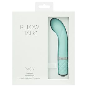 Pillow Talk Racy Mini Massager-Teal 5"