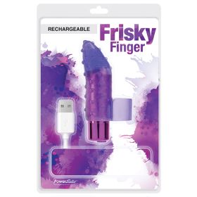 PowerBullet Frisky Fingers Rechargeable-Purple 2.5"