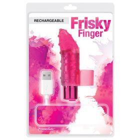 PowerBullet Frisky Fingers Rechargeable-Red 2.5"