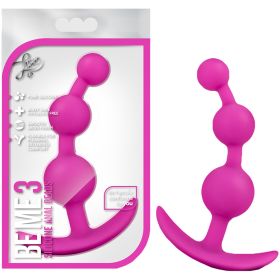 Luxe Be Me 3 Anal Plug-Pink