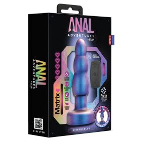 Anal Adventures Matrix Kinetik Plug-Space Age Blue