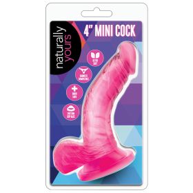 Naturally Yours Mini Cock-Pink 4"