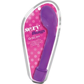 Sexy Things G Slim Petite Satin Touch-Purple 6.5"