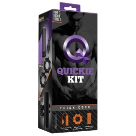 Quickie Kit Thick Cock-Black