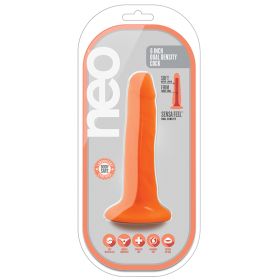 Neo Dual Density Cock-Neon Orange 6"