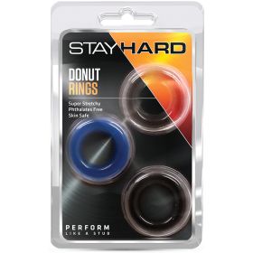 Stay Hard Donut Rings (3 Pack)