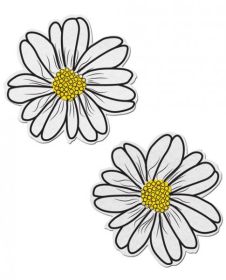 Wildflower White & Yellow Pasties O/S