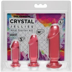 Crystal Jellies Anal Starter Kit-Pink