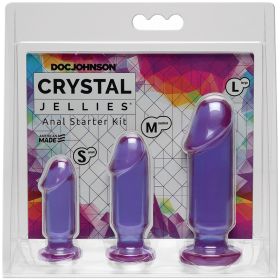 Crystal Jellies Anal Starter Kit-Purple