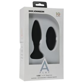 A-Play VibeÊ Beginner Rechargeable Plug-Black