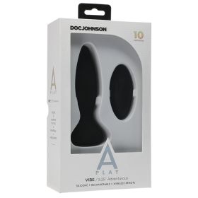 A-Play Vibe Adventurous Rechargeable Plug-Black