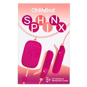 OhMiBod Sphinx-Bluetooth¨ App-controlled Nipple Clamps-Raspberry