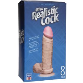 Realistic Cock-White 8"