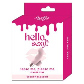 Hello Sexy Tease Me Please Me Finger Vibe-Cherry Blossom