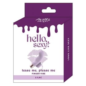 Hello Sexy Tease Me Please Me Finger Vibe-Lilac