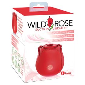 Wild Rose Rechargeable Silicone Suction Vibrator