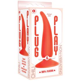 The 9's Plug & Play Chili Anal Plug-Red