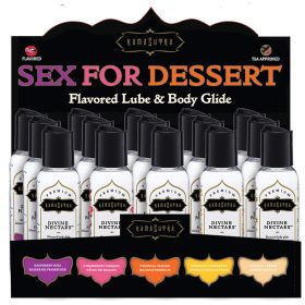 Kama Sutra Divine Nectars 2oz Prepack Display of 15