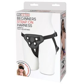 Lux Fetish Beginners Strap-on Harness-Black