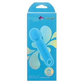 Maia Vibelite Dolly Rechargeable Silicone Mini Wand-Blue