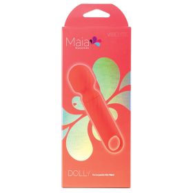 Maia Vibelite Dolly Rechargeable Silicone Mini Wand-Orange