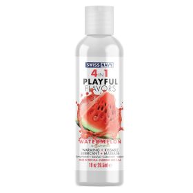 Swiss Navy 4 In 1 Playful Flavors-Watermelon 1oz