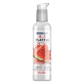 Swiss Navy 4 In 1 Playful Flavors-Watermelon 4oz