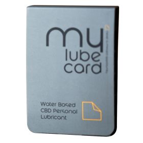 MyLubeCard CBD Infused Personal Lubricant 10pk