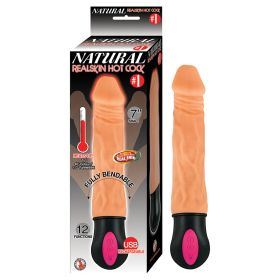 Natural Realskin Hot Cock #1-Flesh 7"