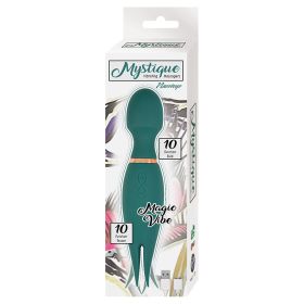 Mystique Vibrating Massagers Magic Wand-Green