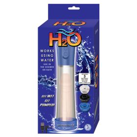 H2O Water Penis Pump-Blue