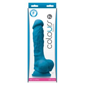 Colours Pleasures Dildo-Blue 7"