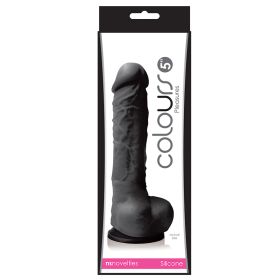 Colours Pleasures Dildo-Black 5"