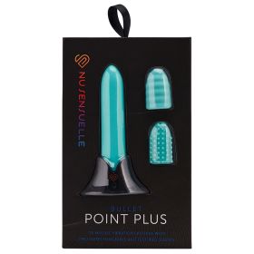 Sensuelle Point Plus 20 Function Bullet & Sleeves-Tiffany Blue