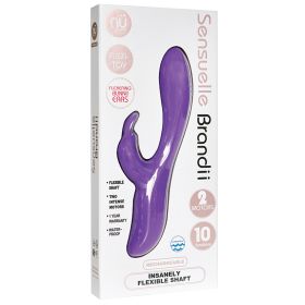 Sensuelle Brandii 10 FunctionÊ Double Motor Vibe-Purple