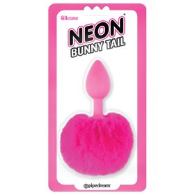 Neon Bunny Tail-Pink