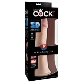 King Cock Plus Triple Density Cock-Light 9"