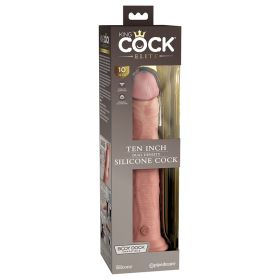 King Cock Elite Dual Density Silicone Cock-Light 10"