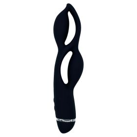 Pepper Paramour G-Spot & A-Spot Vibrator black/silver)