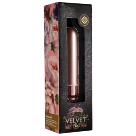 Rocks-Off Touch of Velvet 10 Speed Bullet-Rose