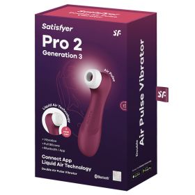 Satisfyer Pro 2 Generation 3 With App-Wine Red