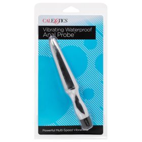 Vibrating Waterproof Anal Probe-Silver 6.5"