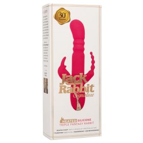 Jack Rabbit Signature Heated Silicone Triple Fantasy Rabbit