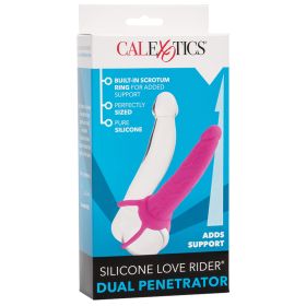 Love Rider Silicone Dual Penetrator Pink