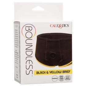 Boundless Brief-Black and Yellow 2XL/3XL