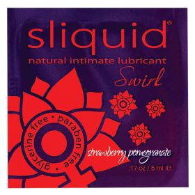 Sliquid Swirl Foil Packet-Strawberry Pomegranate .17oz