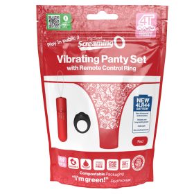 Screaming O My Secret 4T Panty Vibe-Red