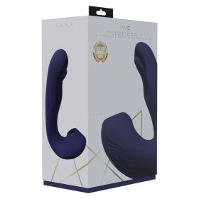 Vive Yuna Rechargeable Dual Action Airwave Vibrator-Purple